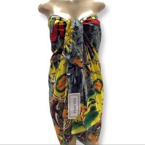 Zuliana Exclusive “Florida” Sarong. Made in USA. New With Tags